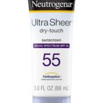 Neutrogena Ultra Sheer Dry-Touch Sunscreen Lotion, Broad Spectrum SPF 55 UVA/UVB Protection,